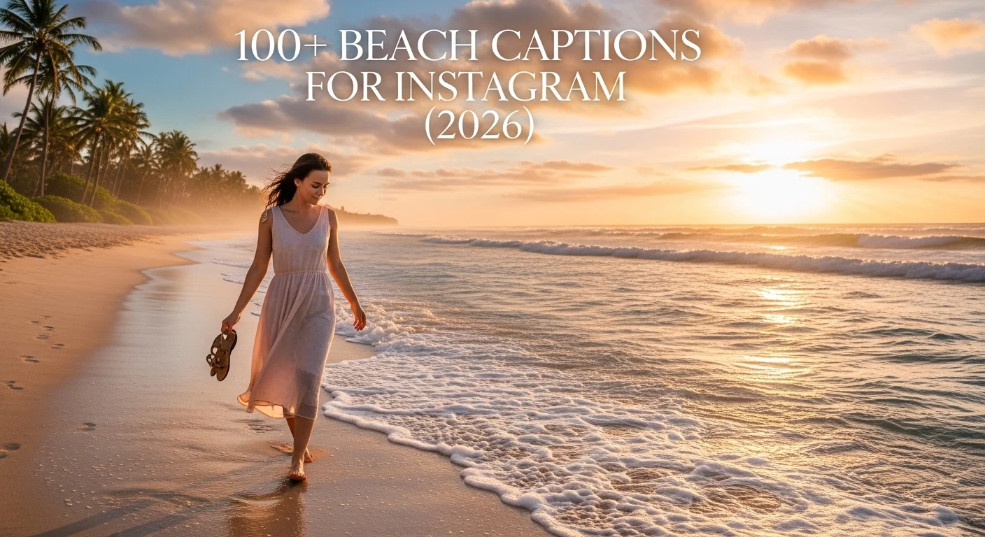 100+ Beach Captions for Instagram: That Elevate Your Summer Posts (2026)
